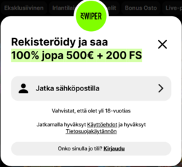 rekisteröidy Swiperiin vaihe 2